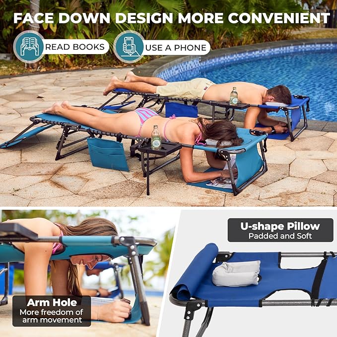 FUNDANGO 4 in 1 Tanning Chair