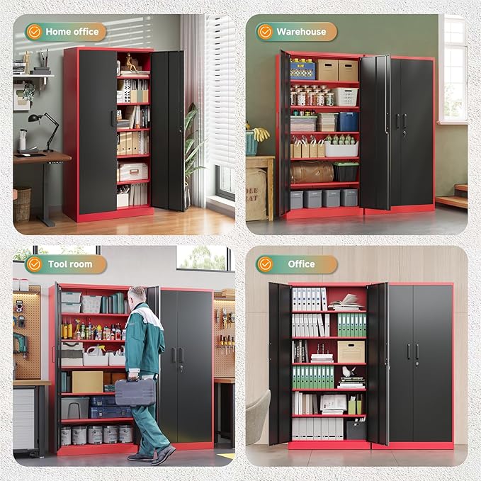 Letaya Metal Garage Storage Cabinets