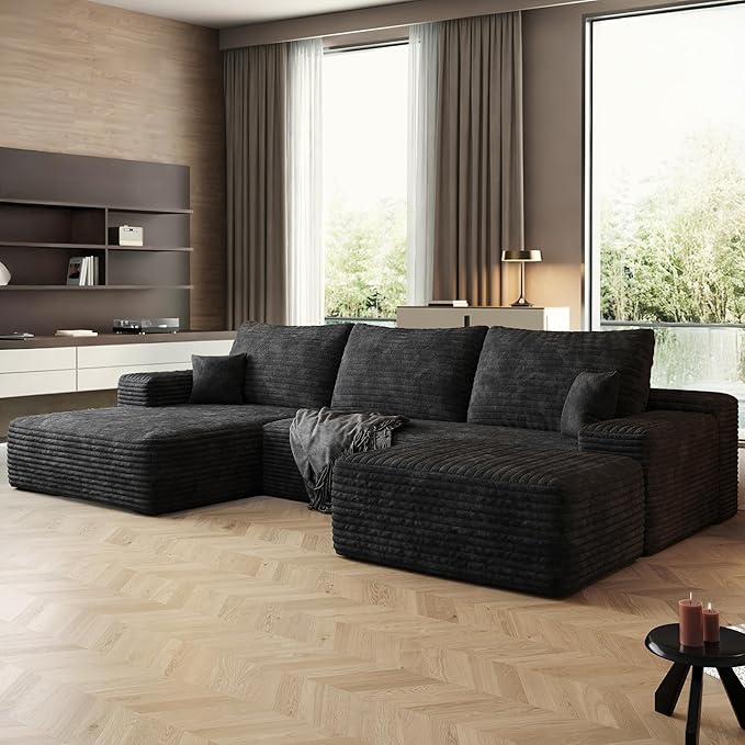 108" Sectional Couches for Living Room Cloud Couch Sofa
