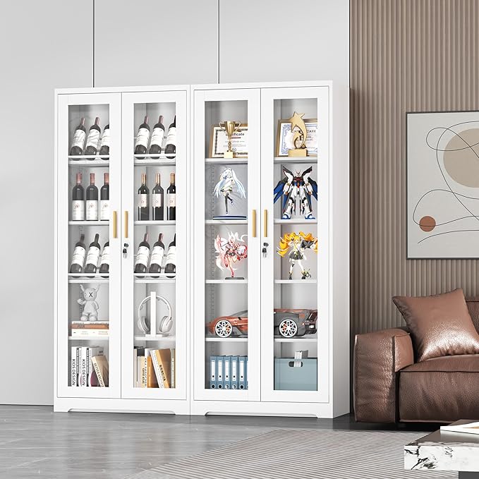 UNICOLY Lockable Display Cabinet