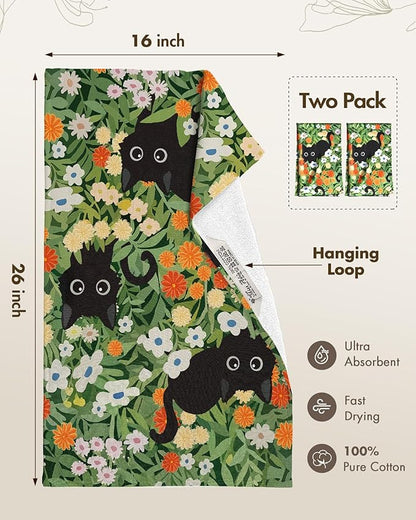Cotton Kitchen Towels Set of 2