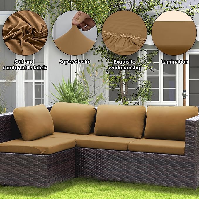 Outdoor Cushion Covers Set, Replacement