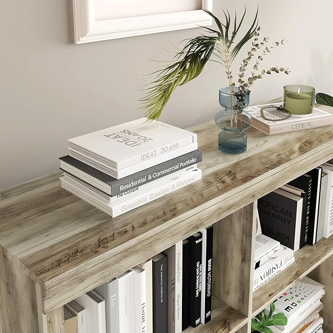 GarveeHome 6 Cube Storage Organizer, 53 Inch Tall Bookcase