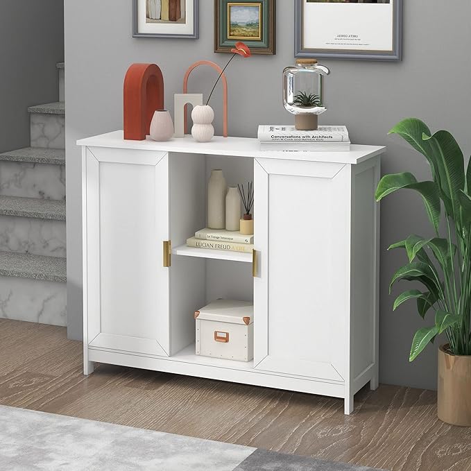 TaoHFE White Buffet Cabinet