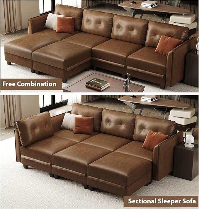 LLappuil Modular Sectional Sofa Middle Module Storage Seat