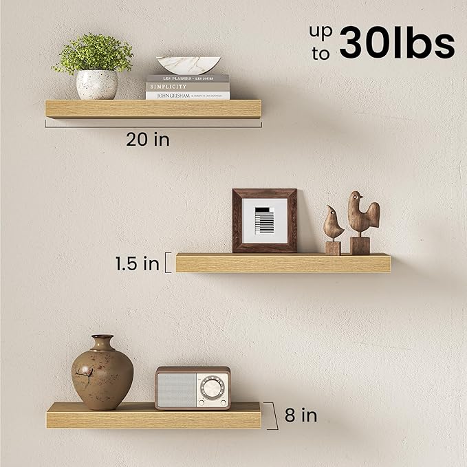 Fun Memories 20Inch Floating Shelves