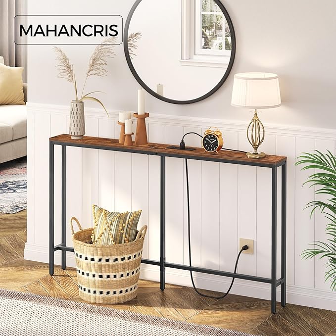 MAHANCRIS 55.1 Skinny Console Table