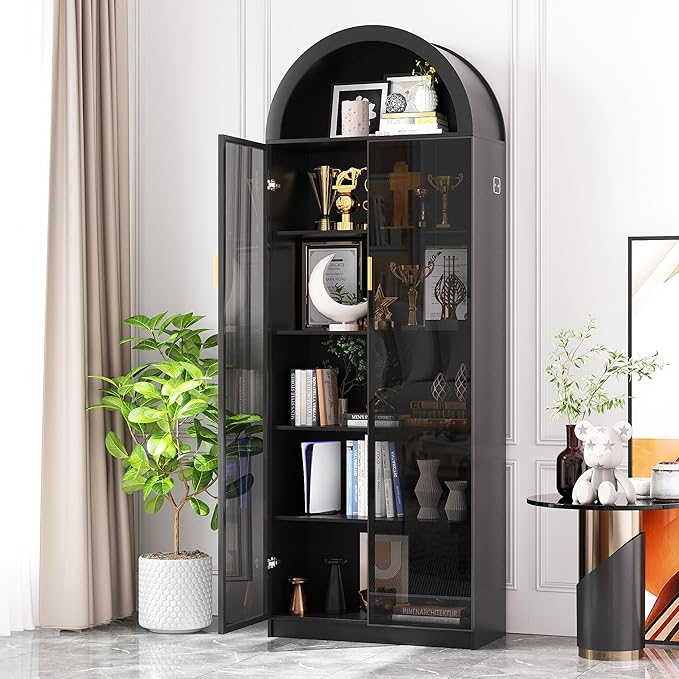 FREDEES Arched Display Cabinet