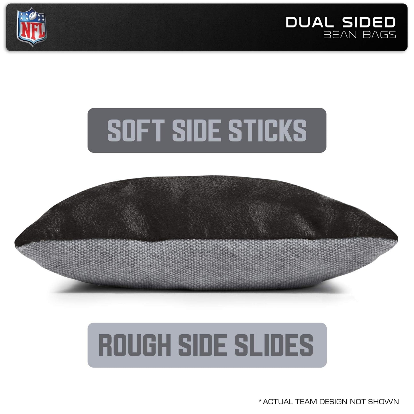 Wild Sports NFL Detroit Lions 8pk Dual Sided Bean Bags, Team Color