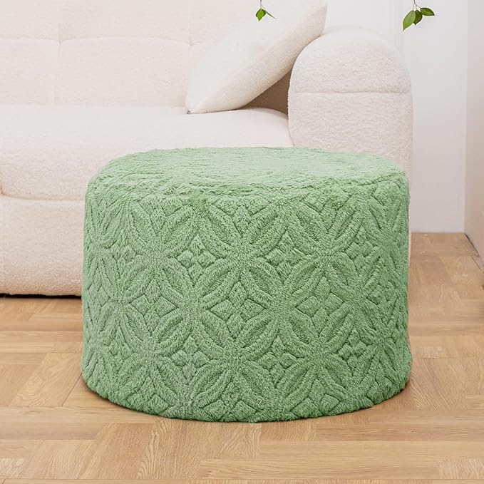 Plush Multi-Functional Ottoman Pouf – Ergonomic Ottoman Foot Rest