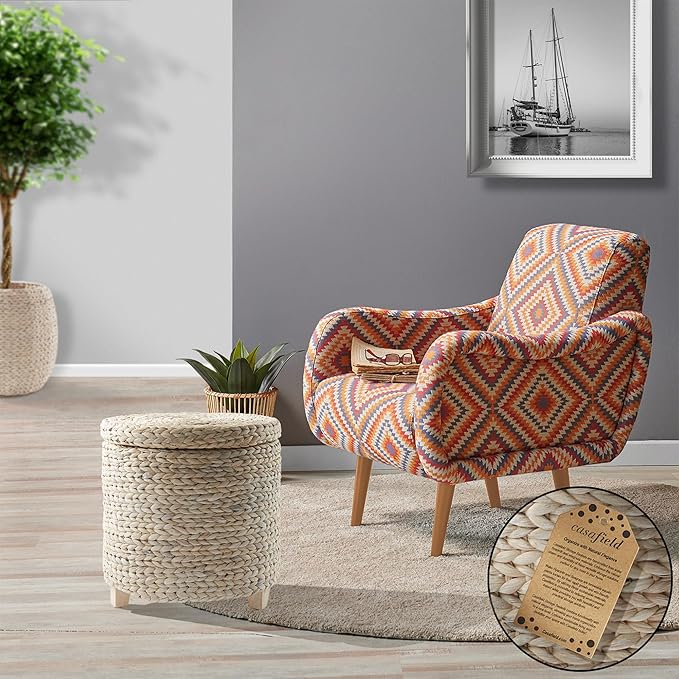 Casafield 17" Round Storage Ottoman