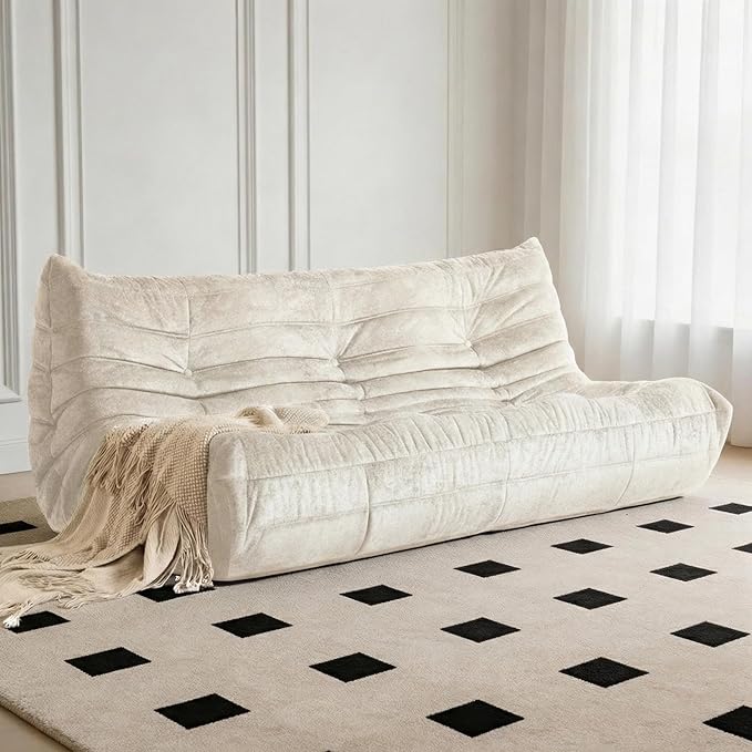 Bean Bag Chair, 3 Seater Fireside Chair, Giant Bean Bag Chairs