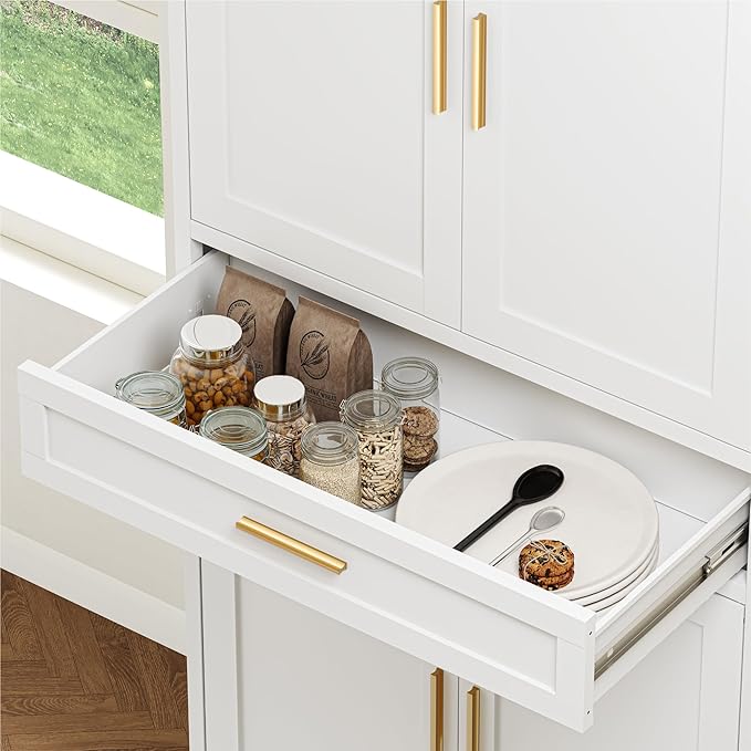 YAUWOH 71''Tall Kitchen Pantry Cabinet