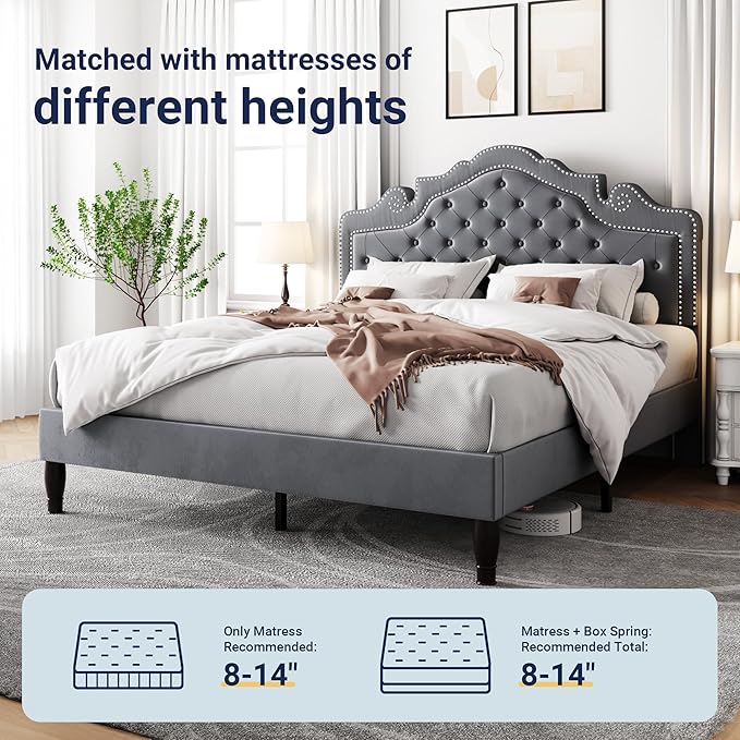 Allewie Full Size Bed Frame