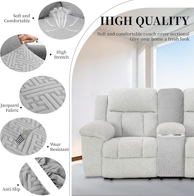 100% Waterproof Sectional Recliner Couch Covers