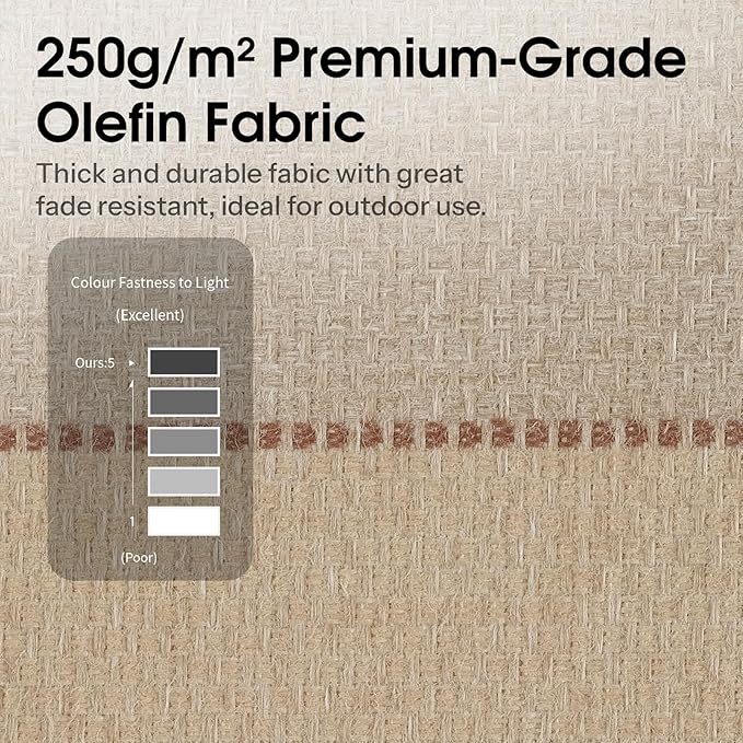 Rocking Chair Cushions with Pillow, Waterproof and Fade-Resistant Thicken