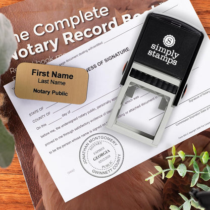 Arkansas Round Notary Stamp | Official State Notary Stamp | Official Seals | Meets State Specifications (Arkansas, Round Stamp)