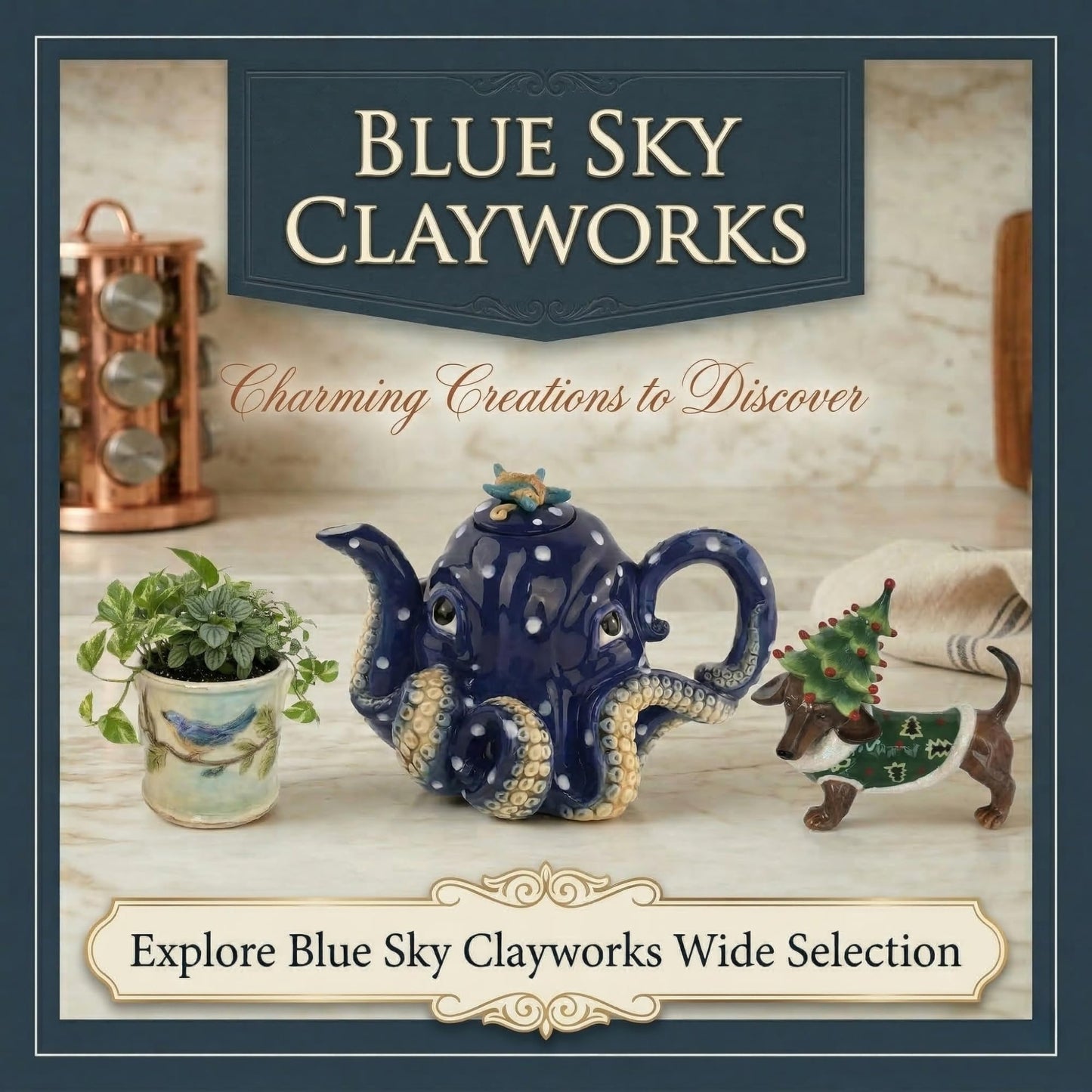 Blue Sky Clayworks Hanging Lilyanna Butterfly 5'' Flower Pot, Lilac Flutter for Garden Nooks