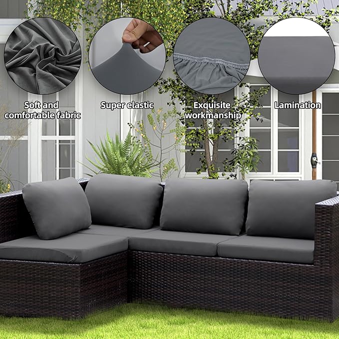 Outdoor Cushion Covers Set, Replacement
