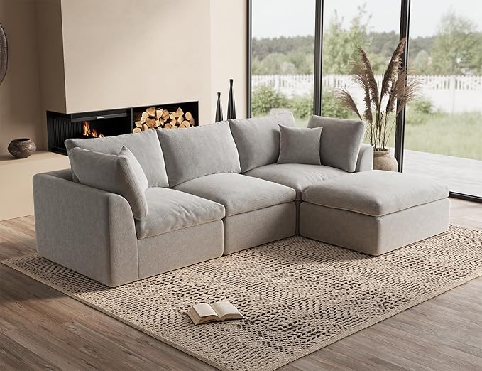 ohllob 110" Cloud Sectional Couches