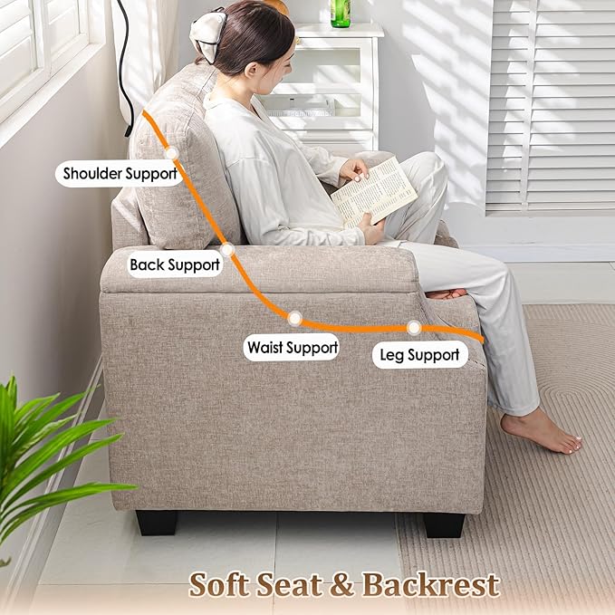 Rexulqo 38'' Oversized Accent Chair