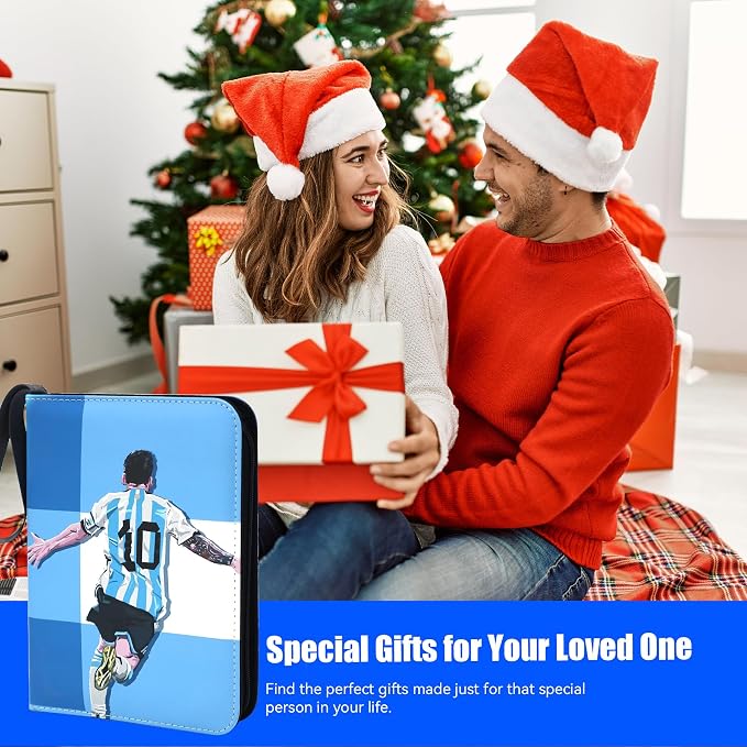 900 Pockets Custom Card Binder, DIY Anime Sports Cover Design, Portable Waterproof Storage Album with Removable Sleeves for Baseball Football Soccer One Piece Cards Collectors