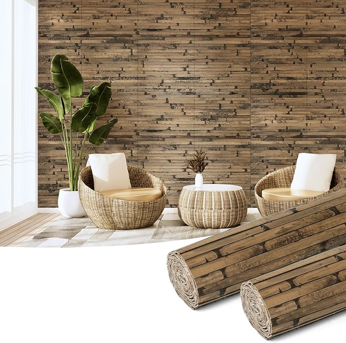 Art3d Natural Bamboo Wall Panel