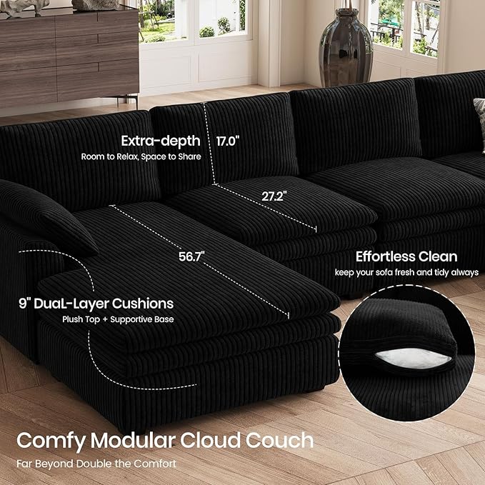 Belffin Large Modular Sectional Sofa