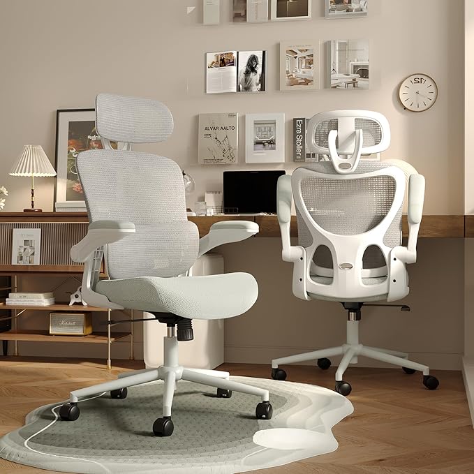 SUNNOW Ergonomic Office Chair, Comfy Mesh Desk Chair, High Back Computer Gaming