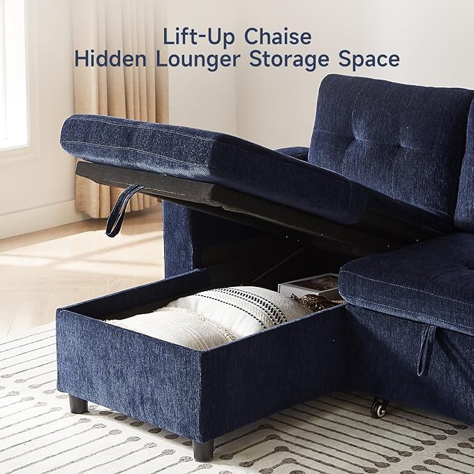 ONBRILL Sleeper Sofa, Pull Out Couch Bed