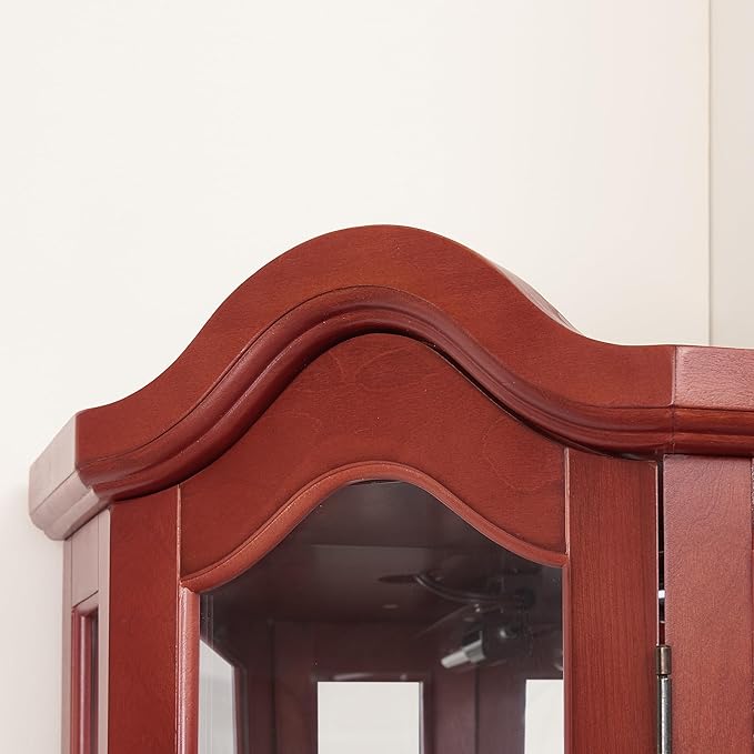 Glass Corner Display Cabinet