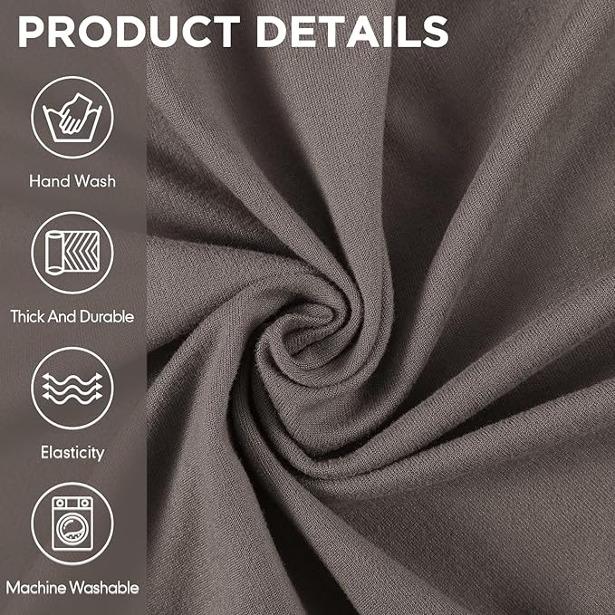 Peryiter 2 Pcs Sofa Covers Couch and Loveseat Covers Set Stretch Sofa Slipcover
