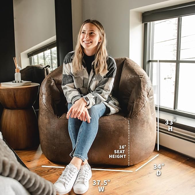 Big Joe Milano Large Bean Bag Chair