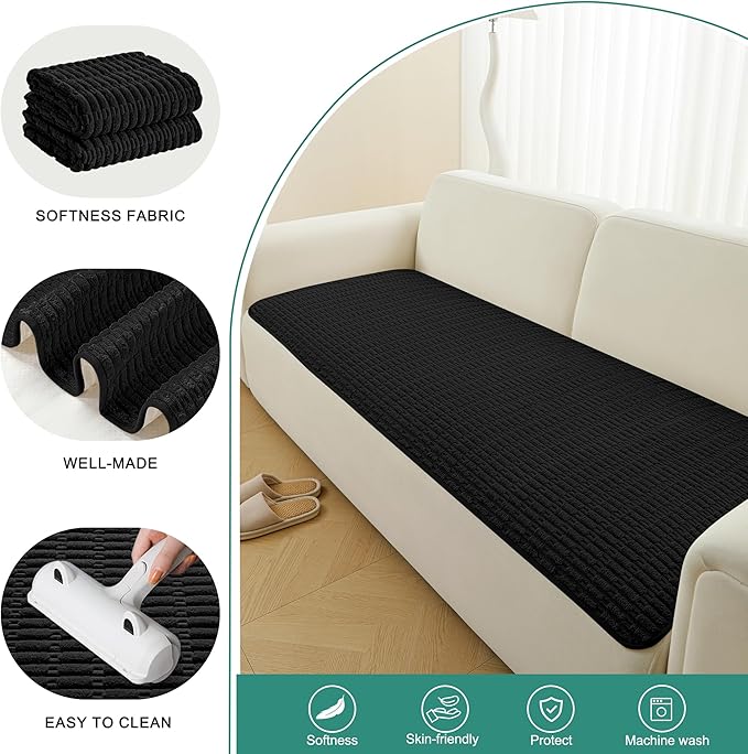 Foxdecor Couch Cover Sofa Covers Washable, Dog Bed Cover Couch Covers