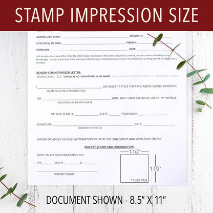 Oklahoma Round Notary Stamp | Official State Notary Stamp | Official Seals | Meets State Specifications (Oklahoma, Round Stamp)