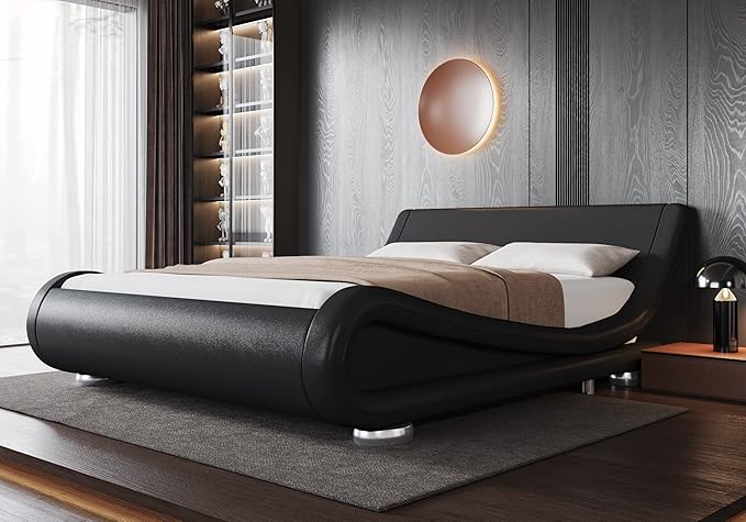 Allewie Full Size Upholstered Platform Bed Frame