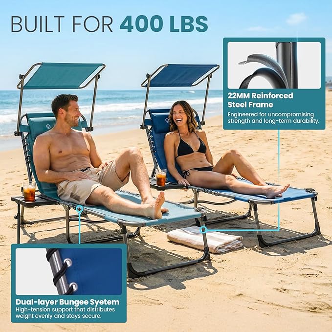 FUNDANGO Heavy Duty Tanning Chair