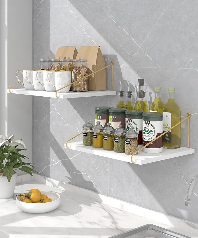 Afuly 12 Inch Deep Floating Shelves