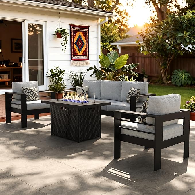 LayinSun Aluminum Furniture Set