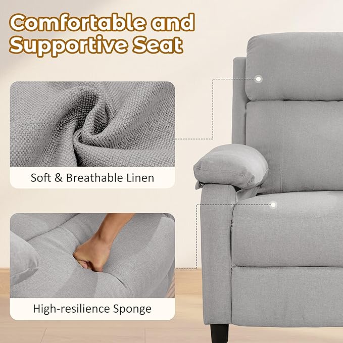 Korser Recliner Chair, Reading Chair