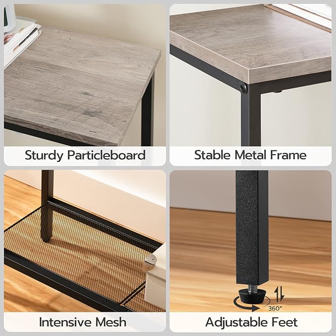 HOOBRO 29.5" Narrow Console Table, Small Entryway Table