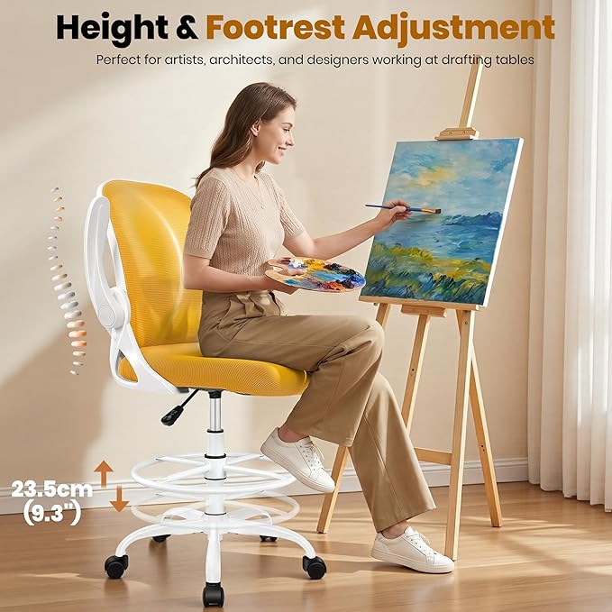 Primy Drafting Chair Tall Office Chair
