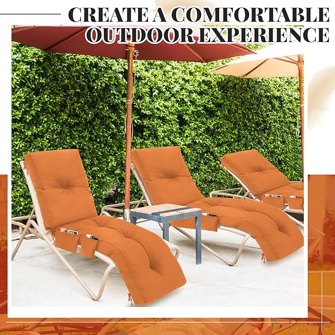 Kigley Outdoor Chaise Lounge Cushions