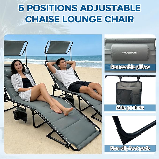 Outdoor Folding Lounge Chair