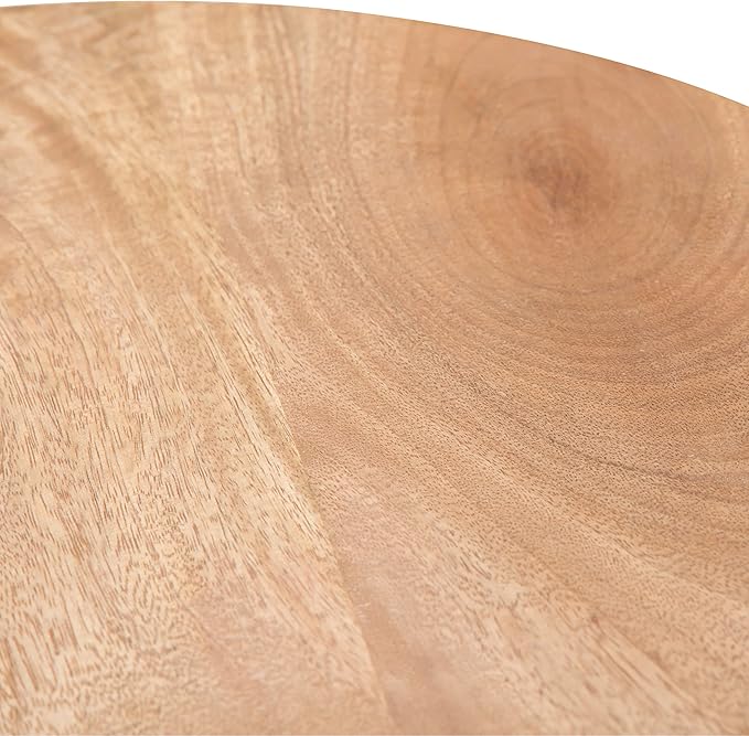 SIMPLIHOME Demy Metal and Wood Accent Table