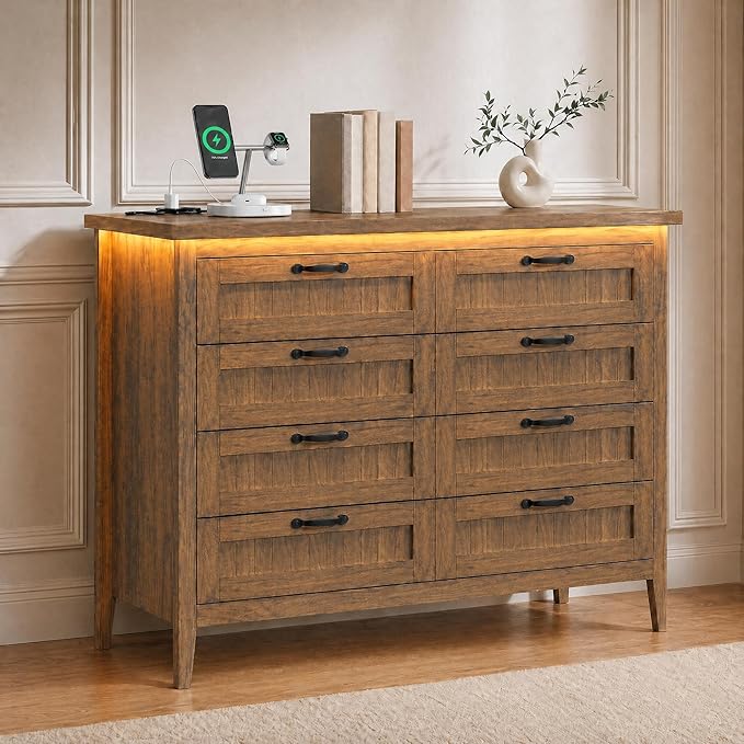 GarveeLife 8 Drawer Chest Dresser