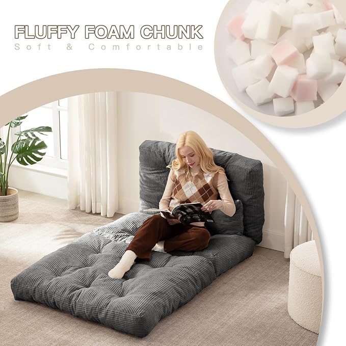 Folding Sofa Bed, Convertible Sleeper Chair