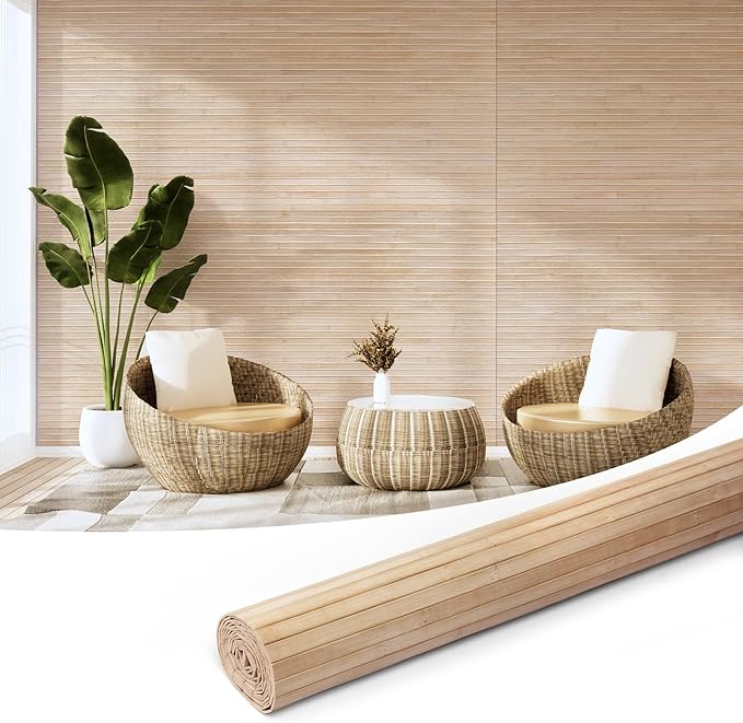 Art3d Natural Bamboo Wall Panel