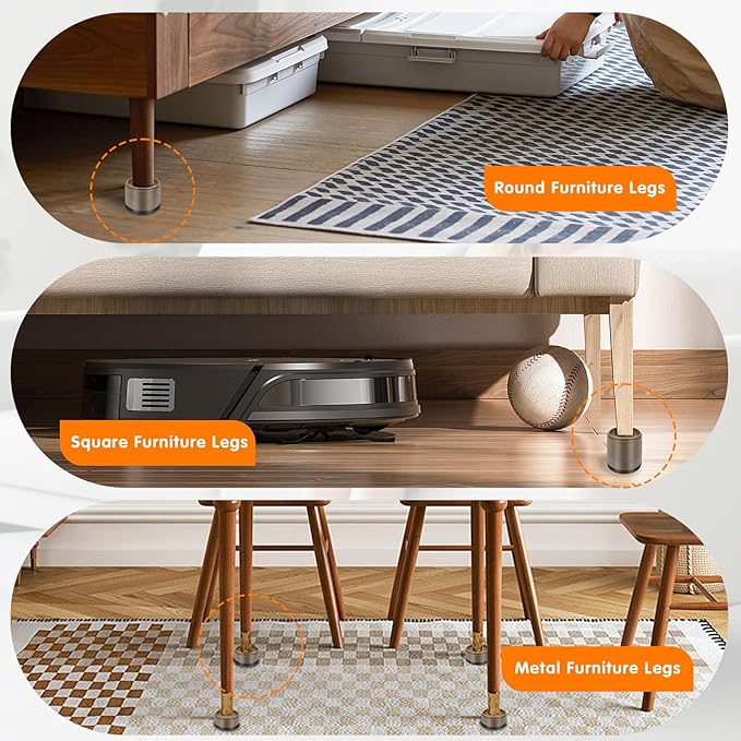 Furniture Risers Bed Risers Heavy Duty 1 inch, 2 inch, 3 inch, 4 inch Round
