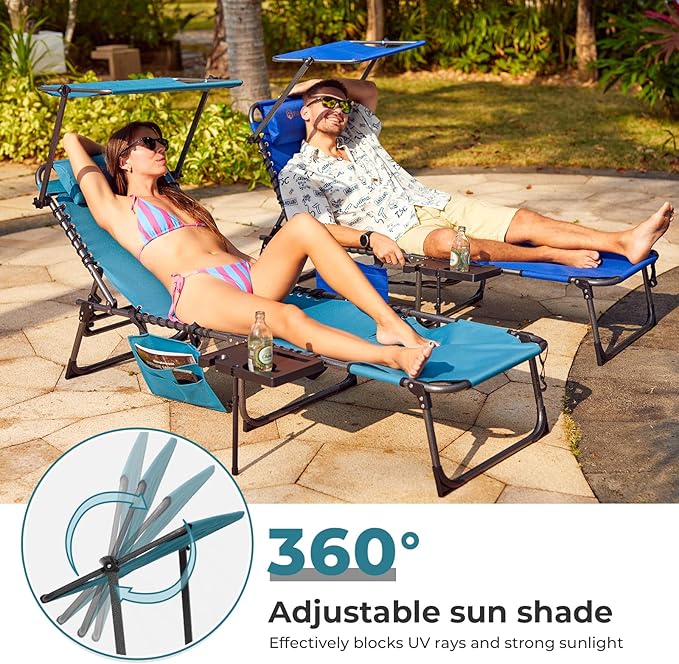 FUNDANGO 4 in 1 Tanning Chair
